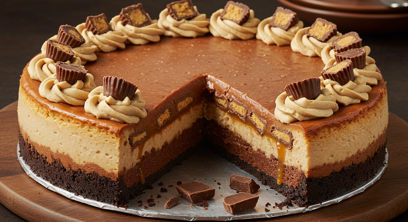 Peanut Butter Chocolate Cake Cheesecake - secondary view